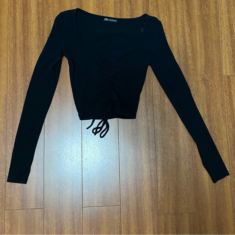 Zara cropped long sleeve